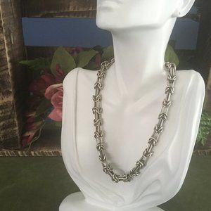 Stephen Dweck Sterling Link Necklace
